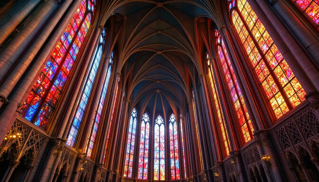 découvrez l’histoire fascinante et l’architecture gothique de la sainte-chapelle à paris, un joyau du patrimoine avec ses vitraux remarquables et son héritage royal.
