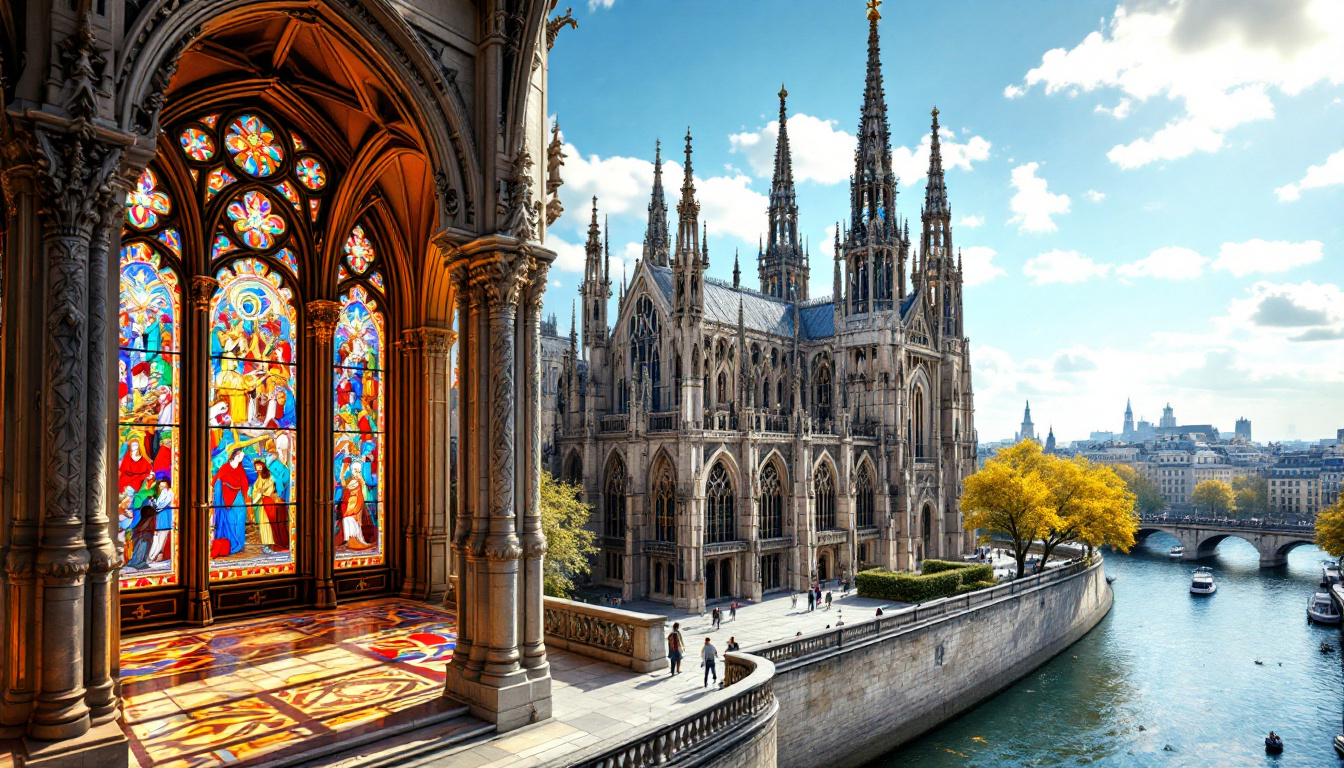 découvrez l'histoire fascinante et l'architecture gothique remarquable de la sainte-chapelle à paris, un joyau médiéval célèbre pour ses vitraux exceptionnels et son importance culturelle.