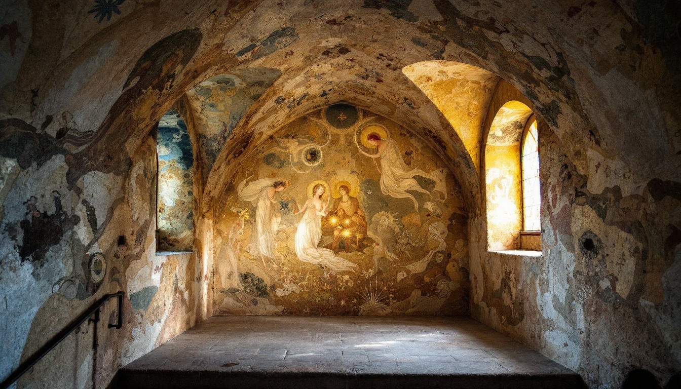 découvrez comment jean cocteau a fusionné art sacré et poésie à travers ses peintures fascinantes dans l’église d’o, offrant un univers unique mêlant spiritualité et création artistique.
