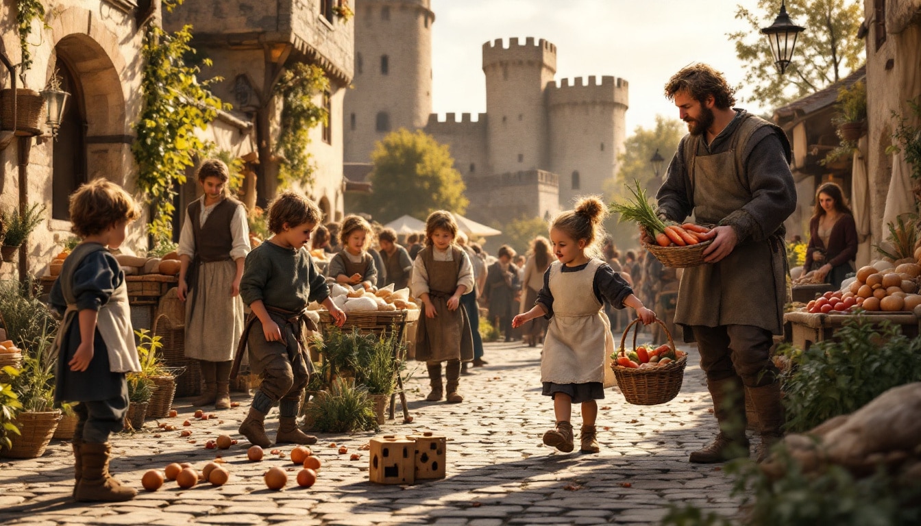 découvrez comment vivaient les enfants dans la france médiévale grâce à des témoignages et des archives d'époque : jeux, apprentissage, familles et société au moyen âge.