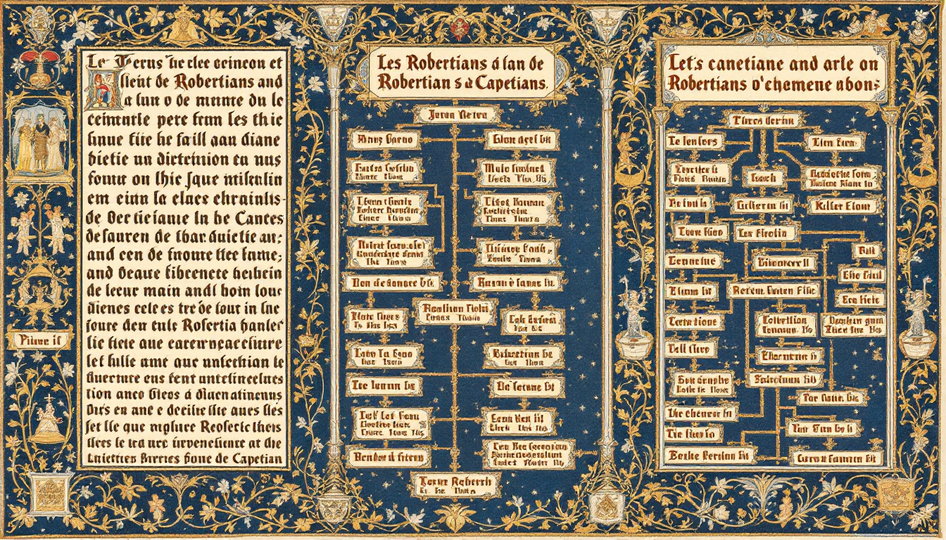 découvrez l’histoire des dynasties robertiennes et capétiennes, leurs origines et leur rôle déterminant dans le développement et l’influence de la monarchie française du moyen âge à l’époque moderne.