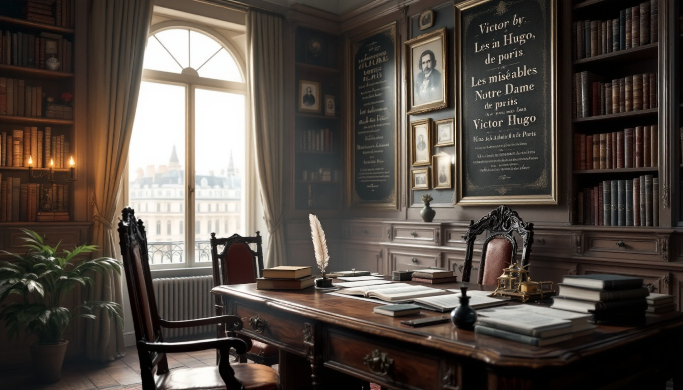 découvrez la vie fascinante de victor hugo, ses œuvres majeures comme les misérables et notre-dame de paris, ainsi que son influence durable sur la littérature française.